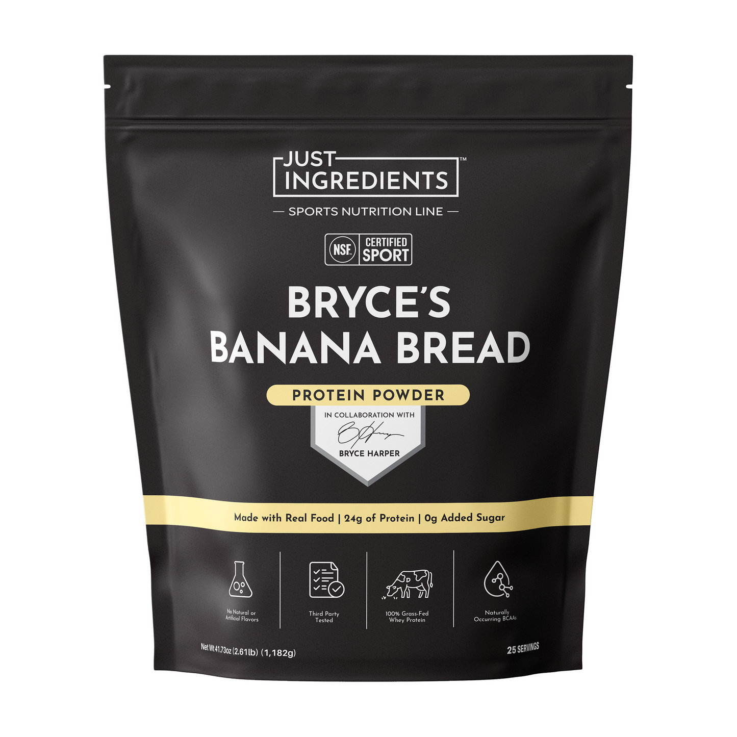 JUST INGREDIENTS Protein Powder — 20-serving blend to support muscle recovery and energy replenishment*