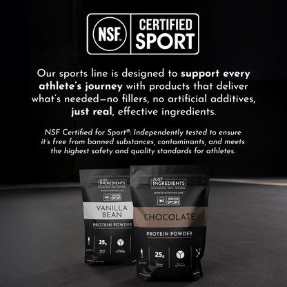 JUST INGREDIENTS Protein Powder — 20-serving blend to support muscle recovery and energy replenishment*