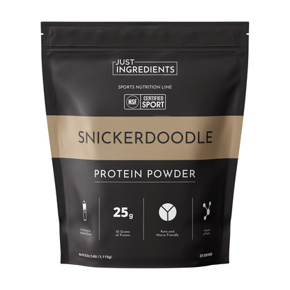 JUST INGREDIENTS Protein Powder — 20-serving blend to support muscle recovery and energy replenishment*